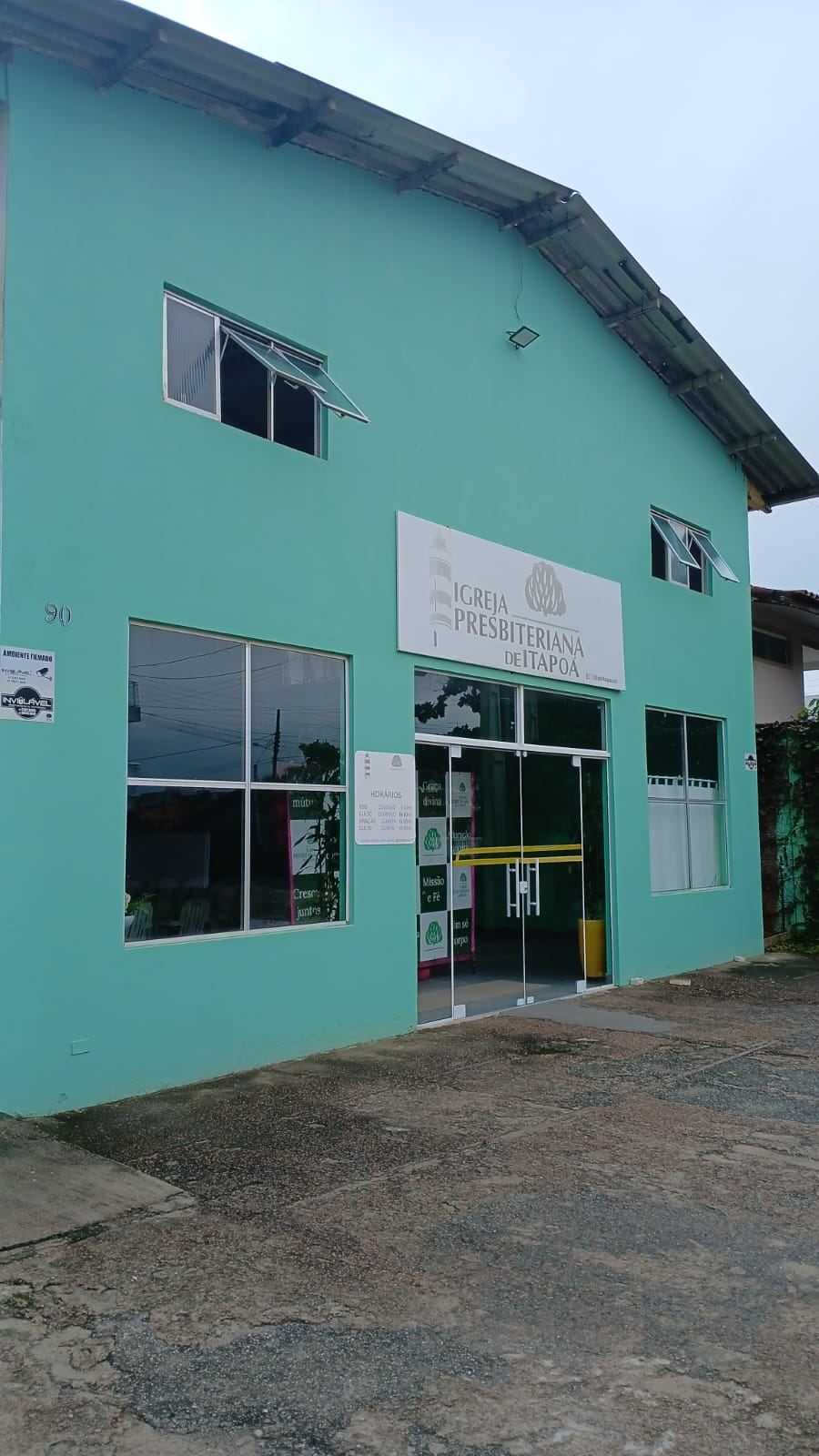 Fachada da Igreja Presbiteriana de Itapoá - SC